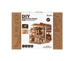 Rolife Build Your Own Miniature House Henry’s Chocolate for Ages 14+