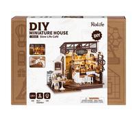 Rolife Build Your Own Miniature Slow Life Café Kit for Ages 14 and Up