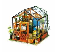 ROBOTIME Rolife Cathy's Flower House Greenhouse 1:24 DIY Miniature Dollhouse