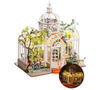 Rolife DIY Miniature House Kit for Adults, Botanical Garden, Oxygen Oasis | Master Level, 36 Hours,Challenging Craft Kit, Greenhouse Model Kit, Creative Gift for Art Gardening Enthusiast