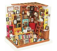 Rolife Sam’s Study Library DIY Miniature House Kit 3D Puzzle DG102