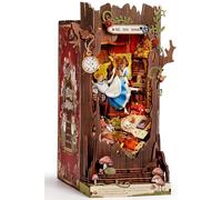Rolife Fall into Wonder Book Nook Kit for Adults to Build with Lights