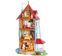 Rolife Moominhouse Miniature House Kit, Moomin Valley Dollhouse