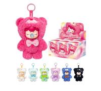 Rolife Nanci Bear Inner World Plush Pendant Blind Box - Cute Collectible Plush Figure Keychain Dolls, for Women & Girls, Surprise Birthday, Kawaii Bag Charm Decor