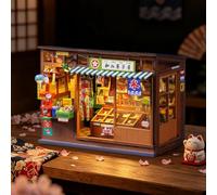 Rolife Nostalgic Corner Shop Japan Book Nook Kit for Adults with Lights