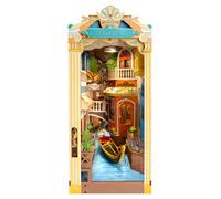 Robotime Rolife Romantic Venice DIY Book Nook Shelf Insert Kit TGB08