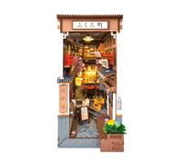 Rolife Sakura Wine Alley DIY Book Nook Shelf Insert Model Kit TGB11