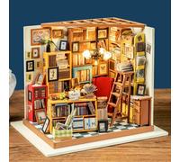 Rolife Sam’s Study Library DIY Miniature House Kit 3D Puzzle DG102