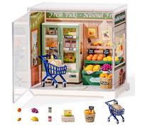 Rolife Super Creator DIY Miniature House Kit Dollhouse Decoration, Model Kits for Adults to Build, Mini House Christmas Birthday Gift for Friends (Nature Energy Fruits)