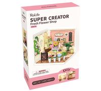 Rolife Fresh Flower Shop Super Creator DIY Miniature House DW017B 3D Puzzle