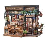 Rolife Tipsy Restaurant DIY Miniature House DG167 3D Puzzle (Without Bear)