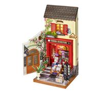 Rolife Vienna Bookstore Diy Miniature Dollhouse Kit