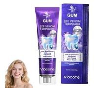 Rolimey Viocore Bee Venom Dental Treatment Toothpaste, Gum Healing Toothpaste, Teeth Whitening, Fresh Breath, Natural Ingredients for Men and Women (1)