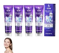 Rolimey VioCore Bee Venom Dental Treatment Toothpaste, Rolimey Viocore Bee Venom Toothpaste, Natural Teeth Whitening Toothpastes, Teeth Whitening Gel, Natural Ingredients for Men Women (4)