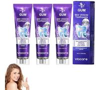 Rolimey Viocore Bee Venom Toothpaste, Gum Therapy Bee Venom Toothpaste for Teeth Whitening Gel, Gum Disease Treatment for Adults (3)
