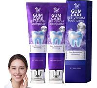 Rolimey Viocore Bee Venom Toothpaste, Natural Teeth Whitening Toothpaste,Teeth Whitening, Fresh Breath, Natural Ingredients for Men and Women (2 Pack)