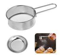 Rolin Roly Handheld Cooking Baking Tool Stainless Steel Flour Sifter for Baking,Cooking,Pastry Baking Kitchen Utensil (Sugar Powder Sieve)