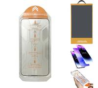 Rolinb Grasoftness Screen Protector, Waterfall Full Screen Protector Dust Free Ultra-thin Tempered Film For iPhone 11 12 13 14 15 16 Pro Max Plus (HD,For iPhone14Plus)