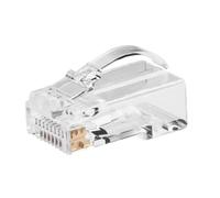 ROLINE 10 x RJ45 Unshielded Cat.6/6A (Class E/EA) Single Pass Connector for Solid/Stranded Wire