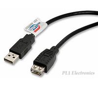 ROLINE 11.02.8960 COMPUTER CABLE, USB2.0, 3M, BLACK