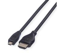 ROLINE HDMI High Speed Cable + Ethernet. A - D. M/M 2 m