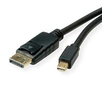 ROLINE 11.04.5814 DP Cable, DP UltraHDTV, ST/ST, 1.5 m, Black
