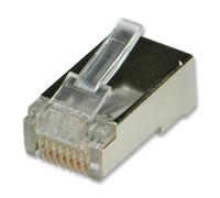 ROLINE - Modular RJ45 Plug, Cat5e, STP 8P8C, Shielded - 10 Pack