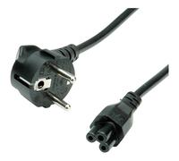 Roline Power Cable 3 Pin Laptop Socket Black 1.8 m