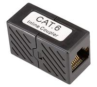 Roline 21.17.3043 RJ45 Adapter CAT 6 Black Patch Cable Adapter