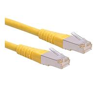 Roline 21150825 1.5 m S/FTP Cat 6 Ethernet Network LAN Cable with RJ45 Connector - Yellow