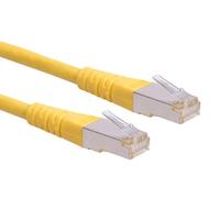 Roline 21151312 0.3 m S/FTP Cat 6 Ethernet Network LAN Cable with RJ45 Connector - Yellow
