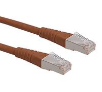 Roline 21151378 7 m S/FTP Cat 6 Ethernet Network LAN Cable with RJ45 Connector - Brown