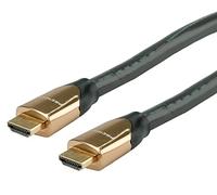 ROLINE 4K Premium HDMI Ultra HD Cable with Ethernet, ST/ST, Black, 9 m