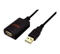 Roline 5m USB 2.0 A USB cable USB A Black