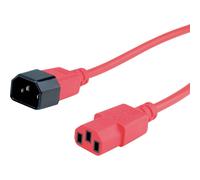 Roline Cable Red 1.80m PVC Plug & Socket Equipment Cable 19.08.1520