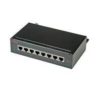 Roline Cat.5e 8x STP Wall Patch Panel - Black
