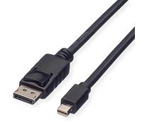 ROLINE DisplayPort DP ST - Mini DP ST ST ST Cable 5 m Black