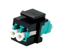 Roline Fiber Optic Keystone Jack | LC Duplex | Multimode | OM3