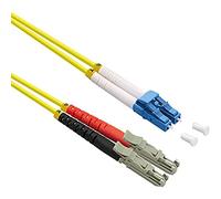 ROLINE Fibre Optic Cable Duplex 9/125µm OS2, LSH APC/LC UPC, LSOH, Yellow, 1 m