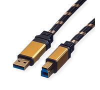 Roline GOLD USB 3.1 Gen 1 Cable | USB SuperSpeed cable A - B | M/M | 1.8 m