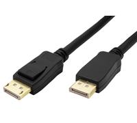 ROLINE GREEN DisplayPort Cable v2.1, 16K@60Hz, 80Gbit/s, UHBR20, DP ST - ST, Black, 3 m