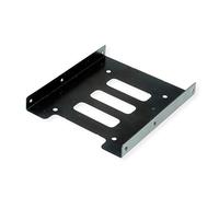 HDD/SSD Mounting Adapter 3.5 Inch Frame for 1x 2.5 Inch HDD/SSD Metal Black