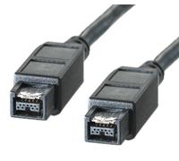 ROLINE IEEE1394b FireWire Cable. 9/9-pin. 800Mbit/s. Type A-A 1.8 m