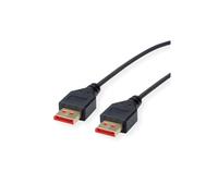 ROLINE Kabel DisplayPort, DP v1.4, M/M, DUN, czarny, 1,5 m