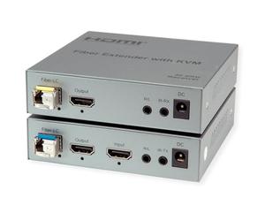 ROLINE KVM Extender Over Fiber Optic HDMI 4K USB 20km
