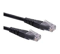 Roline Lan Cable Cat 6 - Utp Ethernet Network Cable with Rj45 Connector Black 1 M