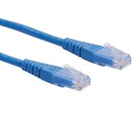 ROLINE LAN cable Cat 6 | UTP Ethernet network cable with RJ45 connector Blue 5 m