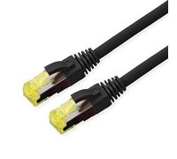 ROLINE Outdoor Patch Cable Cat.6A (Class EA) S/FTP (PiMF), Stranded Wire, LSOH, Black, 1 m