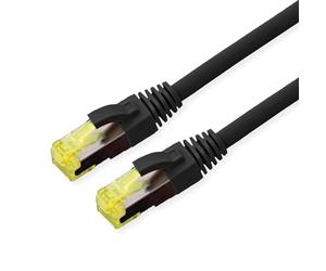 ROLINE Outdoor Patch Cable Cat.6A (Class EA) S/FTP (PiMF), Stranded Wire, LSOH, Black, 2 m