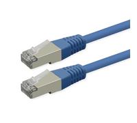 ROLINE Patch Cable Cat.6 (Class E) PoE S/FTP (PiMF) Blue 3m